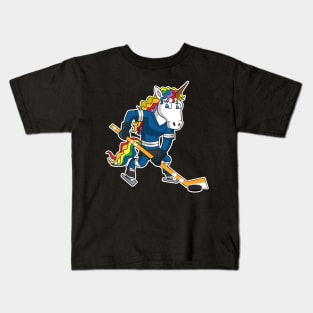 Ice Hockey Unicorn Sports Kids T-Shirt